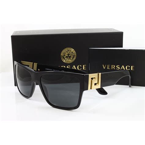 versace big black sunglasses|unisex black Versace sunglasses.